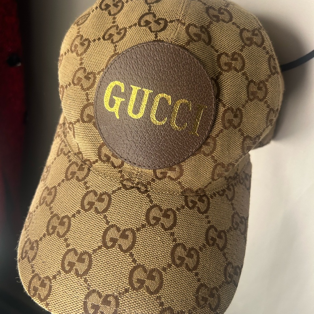 Gucci Brown Monogram Cap